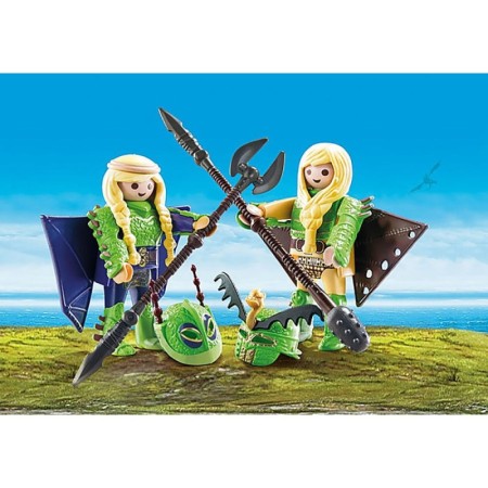 Playmobil - Raffnut Si Taffnut In Costume De Zbor Playmobil - 1